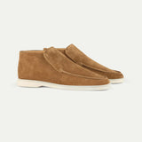 Mocassins - Slip On em Mistura Suave e Sola Interior Almofadada com Tração