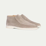 Mocassins - Slip On em Mistura Suave e Sola Interior Almofadada com Tração