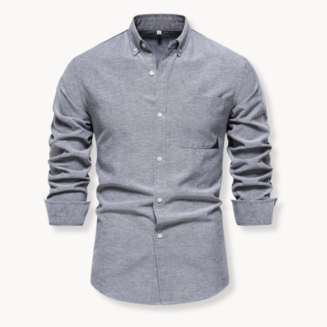 Camisa Oxford – Tecido Texturizado e Fluxo de Ar Respirável