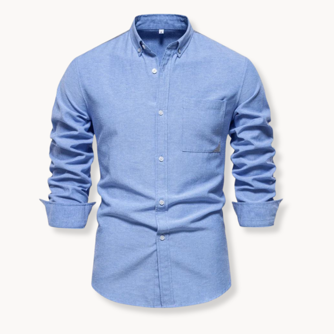 Camisa Oxford – Tecido Texturizado e Fluxo de Ar Respirável