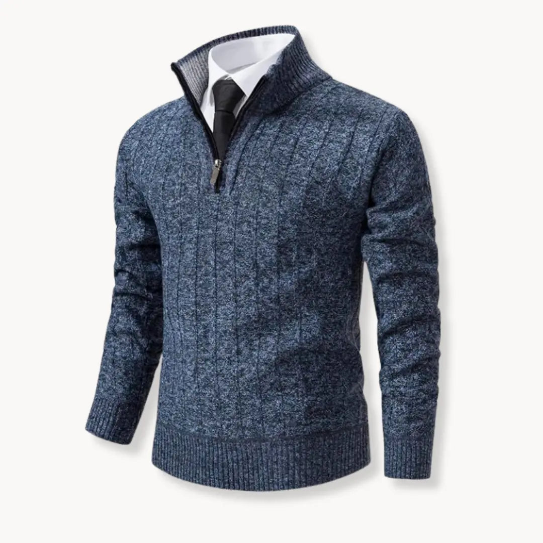 Sweater de Desempenho – Com Zíper de 1/4 e Ajuste Flexível