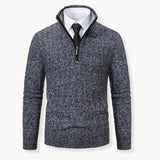 Sweater de Desempenho – Com Zíper de 1/4 e Ajuste Flexível