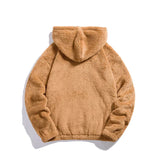 Pullover de Mistura de Pelúcia - Superfície Macia e Isolamento Quente