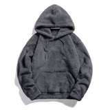 Pullover de Mistura de Pelúcia - Superfície Macia e Isolamento Quente