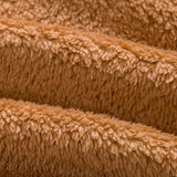 Pullover de Mistura de Pelúcia - Superfície Macia e Isolamento Quente