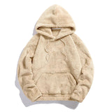 Pullover de Mistura de Pelúcia - Superfície Macia e Isolamento Quente