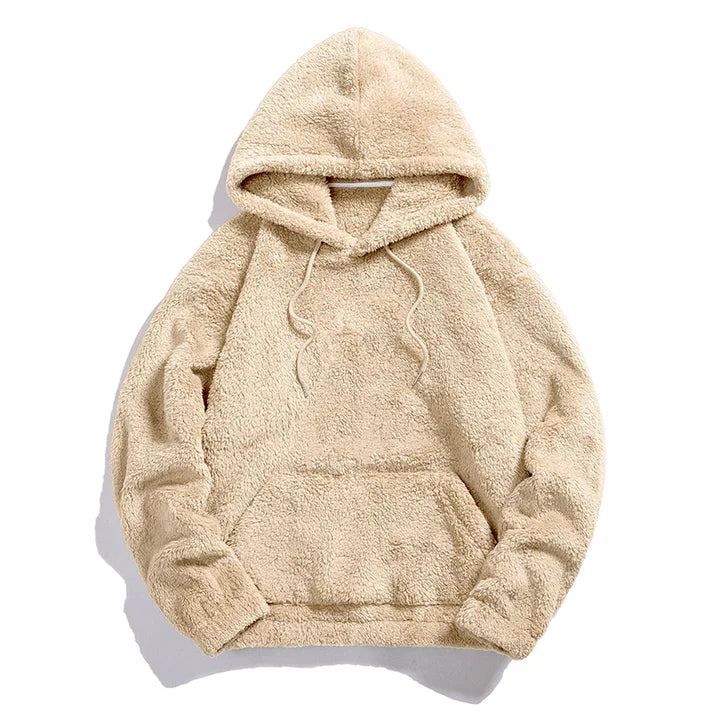 Pullover de Mistura de Pelúcia - Superfície Macia e Isolamento Quente