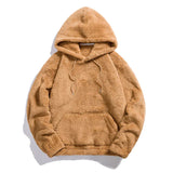 Pullover de Mistura de Pelúcia - Superfície Macia e Isolamento Quente
