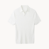 Polo em Mistura de Lyocell - Com Placket de Canelado e Forma Bem Definida