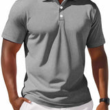 Camisola Polo – Corte Clássico & Mistura Respirável Mantém Fresco