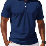 Camisola Polo – Corte Clássico & Mistura Respirável Mantém Fresco