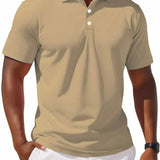 Camisola Polo – Corte Clássico & Mistura Respirável Mantém Fresco