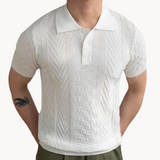 Polo – Mistura Texturizada de Jacquard e Corte Slim