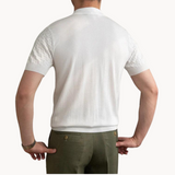 Polo – Mistura Texturizada de Jacquard e Corte Slim