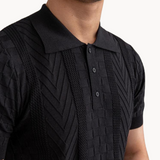 Polo – Mistura Texturizada de Jacquard e Corte Slim