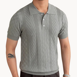 Polo – Mistura Texturizada de Jacquard e Corte Slim