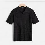 Camisa Polo - Textura Piqué Misturada & Corte Ajustado Para Conforto