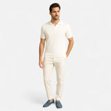 Camisa Polo - Textura Piqué Misturada & Corte Ajustado Para Conforto
