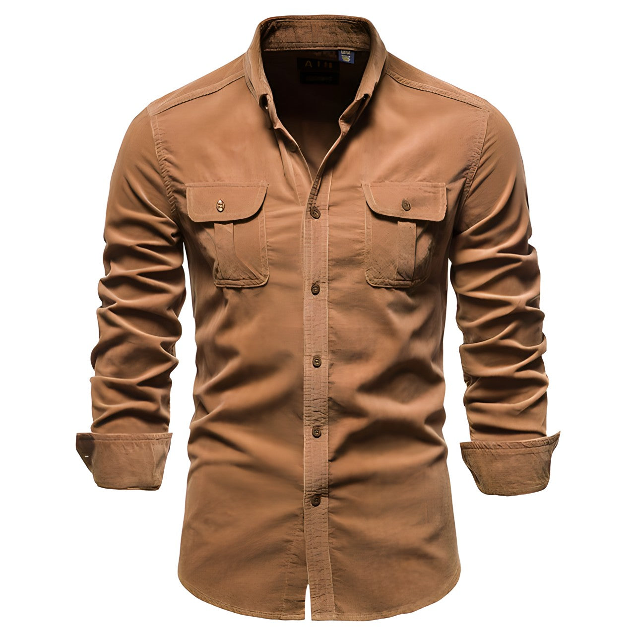 Camisa Polo - Mistura de Poliéster com Colarinho e Toque Suave Respirável