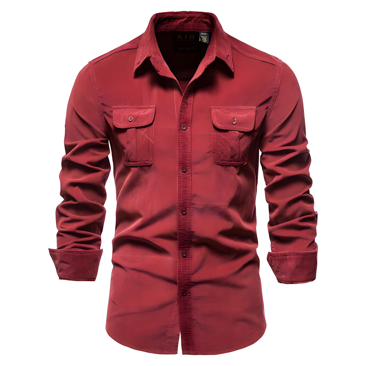 Camisa Polo - Mistura de Poliéster com Colarinho e Toque Suave Respirável