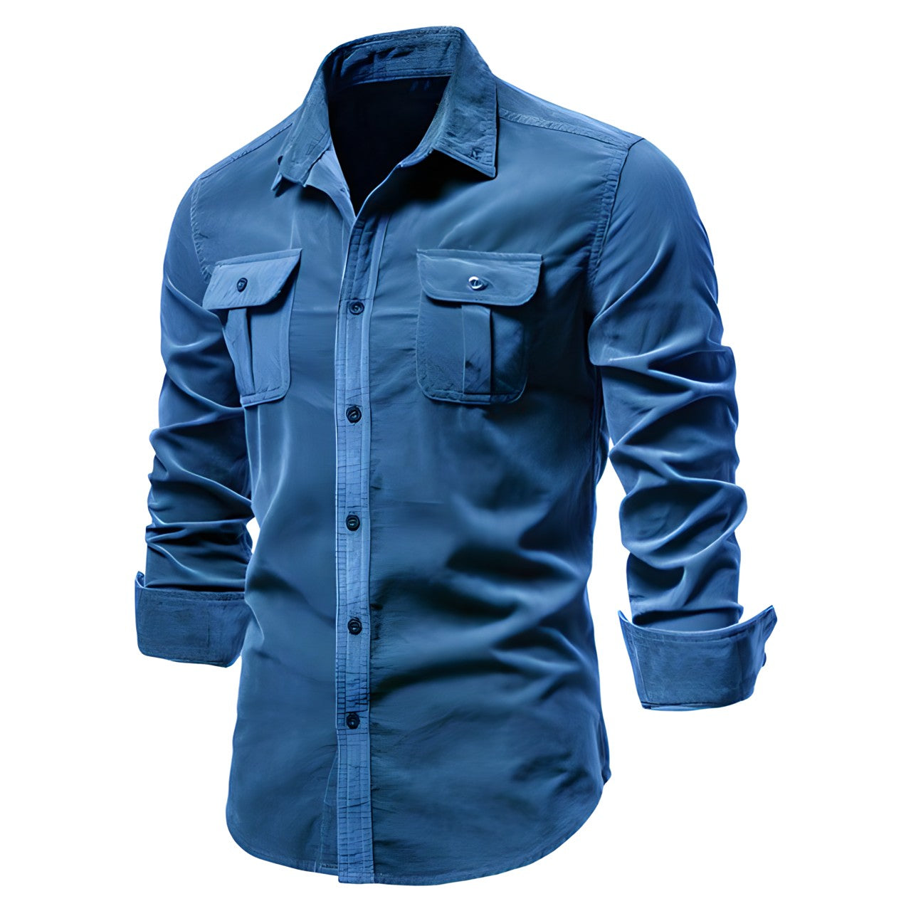 Camisa Polo - Mistura de Poliéster com Colarinho e Toque Suave Respirável