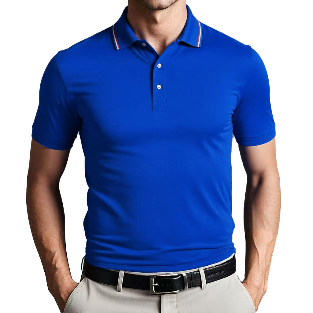 Camisa Polo - Mistura de Poliéster com Corte Slim e Ajuste Respirável