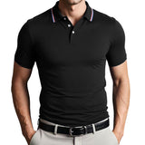 Camisa Polo - Mistura de Poliéster com Corte Slim e Ajuste Respirável