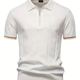 Camisa Polo – Mistura de Poliéster com Corte Ajustado e Respirável