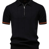 Camisa Polo – Mistura de Poliéster com Corte Ajustado e Respirável