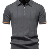 Camisa Polo – Mistura de Poliéster com Corte Ajustado e Respirável