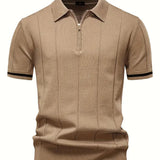 Camisa Polo – Mistura de Poliéster com Corte Ajustado e Respirável