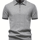 Camisa Polo – Mistura de Poliéster com Corte Ajustado e Respirável