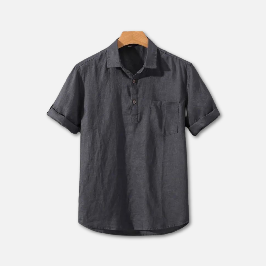 Camisa Polo – Colarinho de Mistura Suave e Ajuste Fresco e Respirável