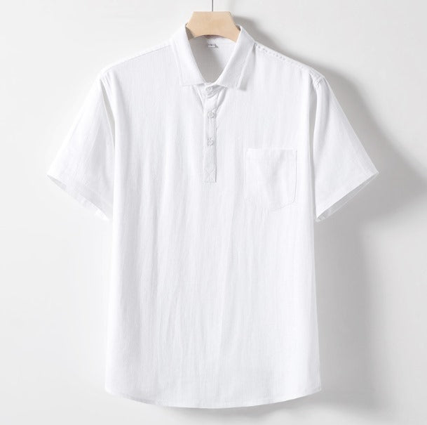 Camisa Polo – Colarinho de Mistura Suave e Ajuste Fresco e Respirável