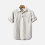 Camisa Polo – Colarinho de Mistura Suave e Ajuste Fresco e Respirável