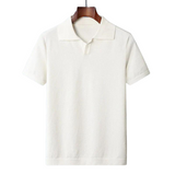Camisa Polo - Mistura Suave com Colarinho Johnny e Movimento Fácil