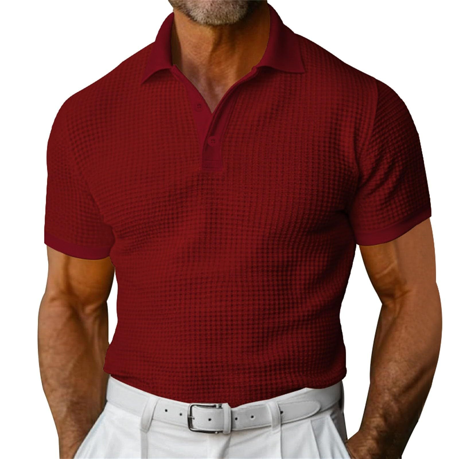 Camisa Polo - Corte Slim Ajustado e Ajuste em Mistura Respirável