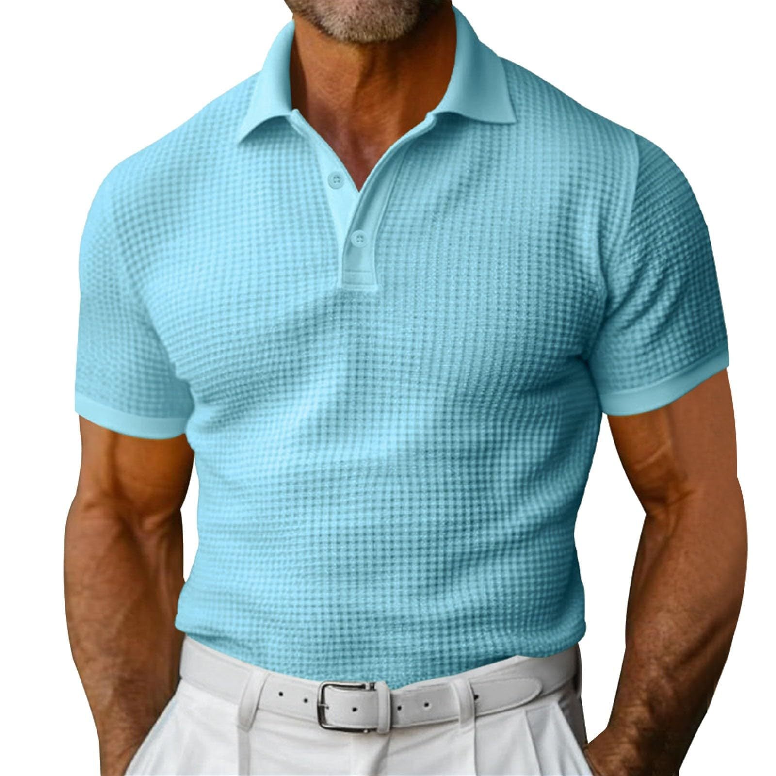 Camisa Polo - Corte Slim Ajustado e Ajuste em Mistura Respirável