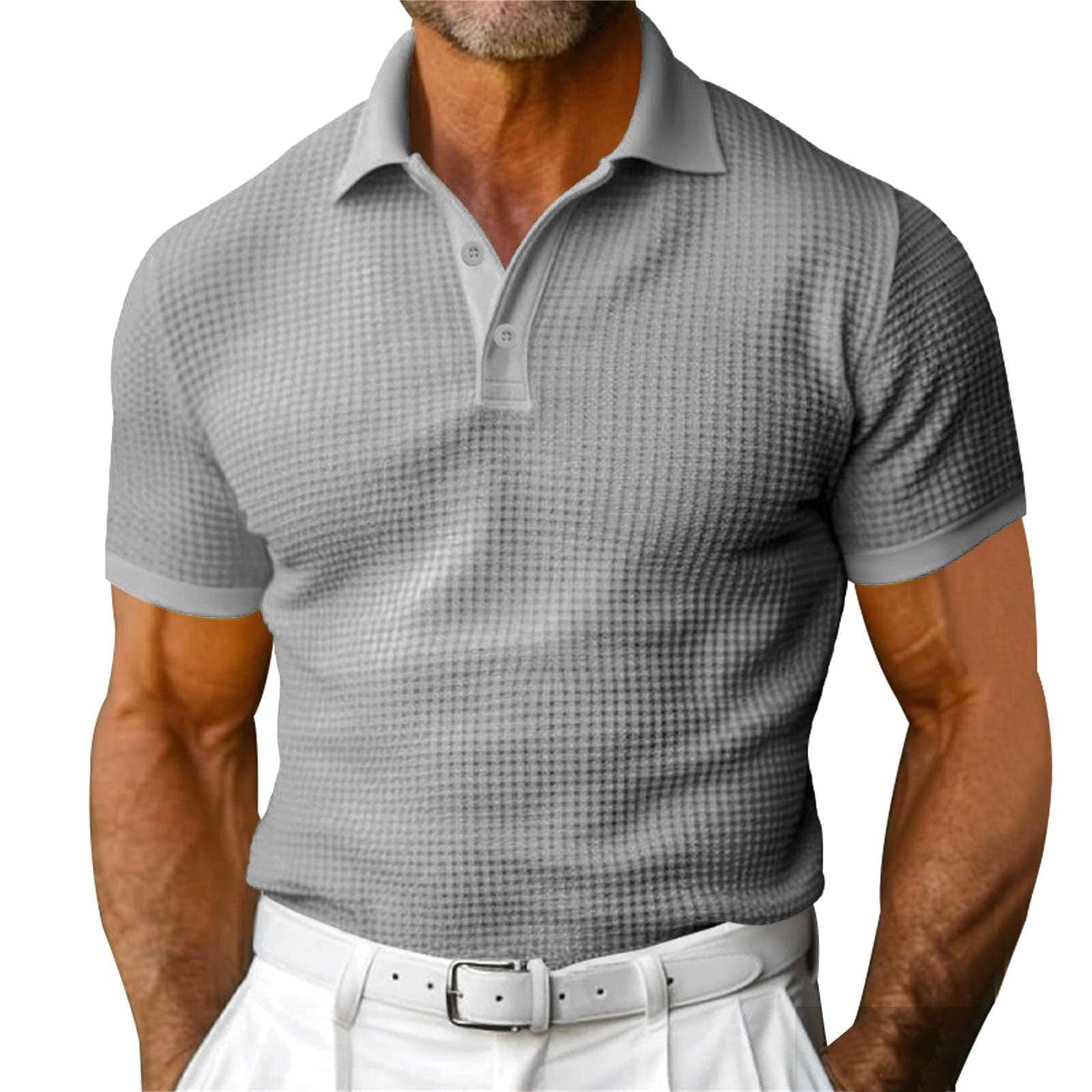 Camisa Polo - Corte Slim Ajustado e Ajuste em Mistura Respirável