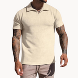 Polo – Mistura de Fibras Tingidas com Gola Johnny e Boa Manutenção da Forma