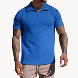 Polo – Mistura de Fibras Tingidas com Gola Johnny e Boa Manutenção da Forma