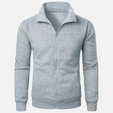 Cardigan em Mistura de Poliéster – Forma Limpa & Camadas Suaves