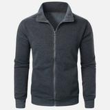 Cardigan em Mistura de Poliéster – Forma Limpa & Camadas Suaves