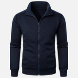 Cardigan em Mistura de Poliéster – Forma Limpa & Camadas Suaves
