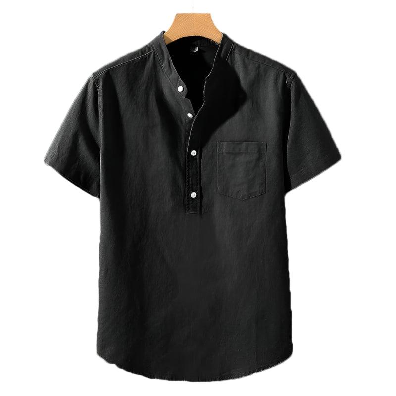 Camisa em Mistura de Poliéster - Gola Alta & Move-se Contigo