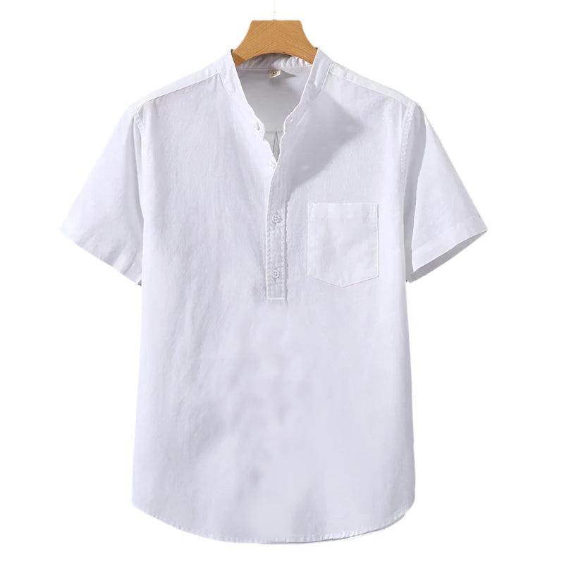 Camisa em Mistura de Poliéster - Gola Alta & Move-se Contigo