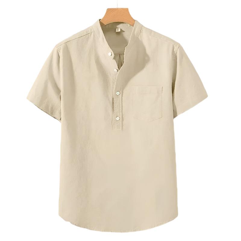 Camisa em Mistura de Poliéster - Gola Alta & Move-se Contigo