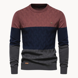 Pullover - Estrutura de Malha Intricada e Ajuste Quente e Respirável