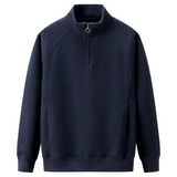 António | Pullover Mistura Poliéster Zíper Frontal