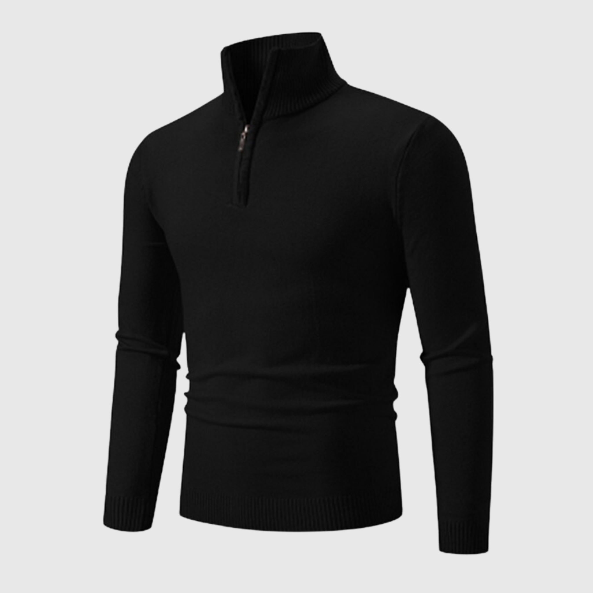 Pullover - Mistura de Malha Suave e Forma Flexível para Conforto